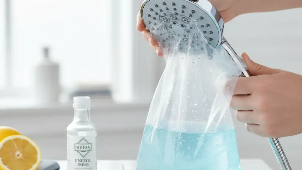 So reinigen Sie verstopfte Duschköpfe für starken Wasserstrahl